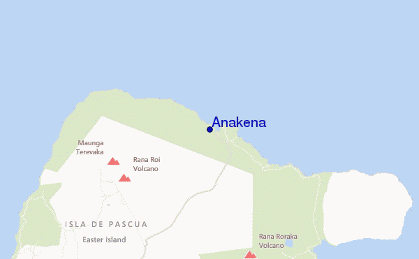 mapa de localização de Anakena