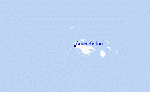 Anse Kerlan Location Map