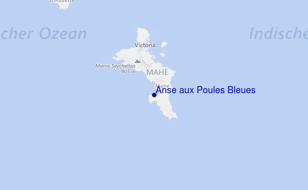 Anse aux Poules Bleues Location Map