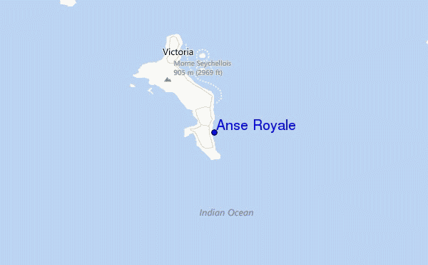 Anse Royale Location Map
