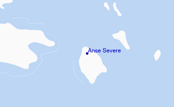 mapa de localização de Anse Severe