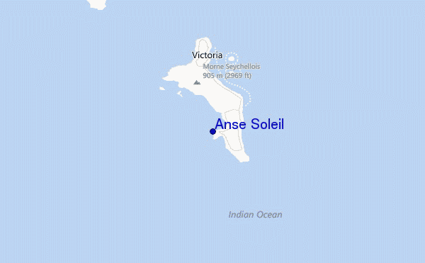Anse Soleil Location Map