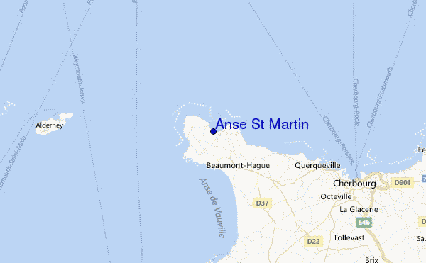 Anse St Martin Location Map