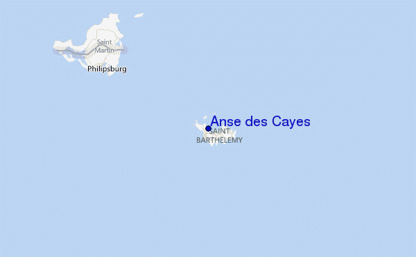 Anse des Cayes Location Map