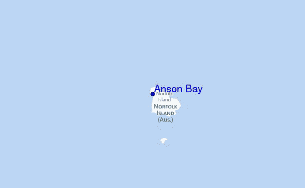 Anson Bay Location Map