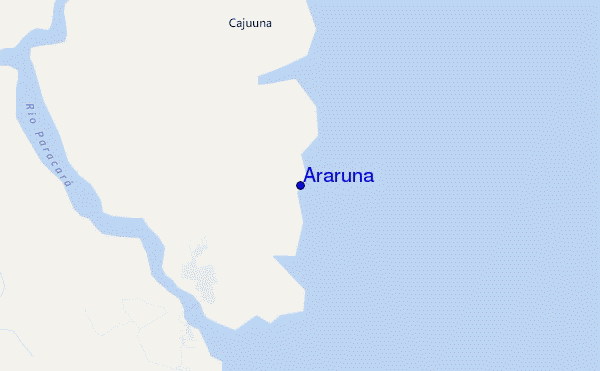 mapa de localização de Araruna