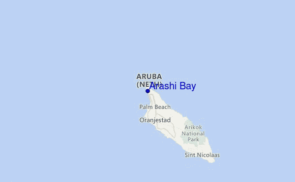 Arashi Bay Location Map