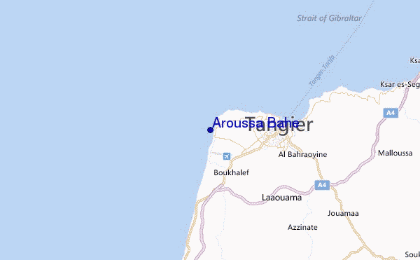 Aroussa Bahe Location Map