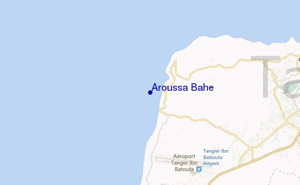 mapa de localização de Aroussa Bahe
