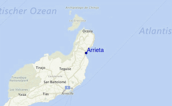 Arrieta Location Map