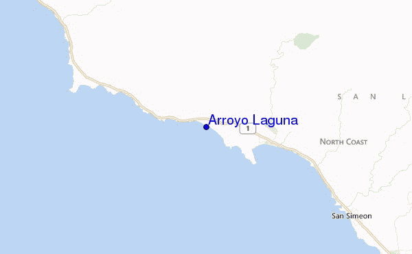 mapa de localização de Arroyo Laguna