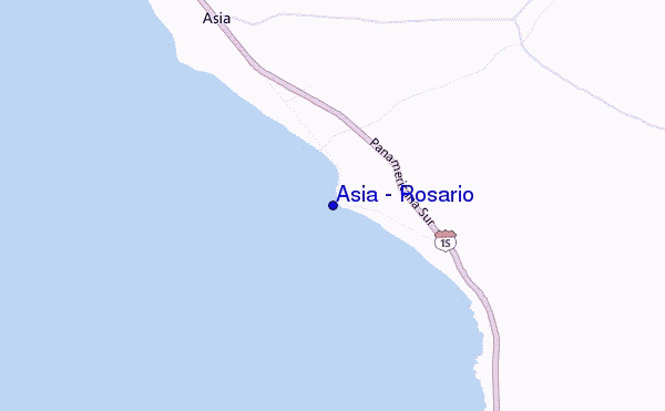 mapa de localização de Asia - Rosario