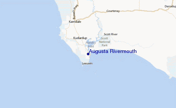 Augusta Rivermouth Location Map