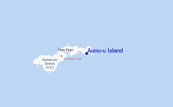 Aunu'u Island Location Map