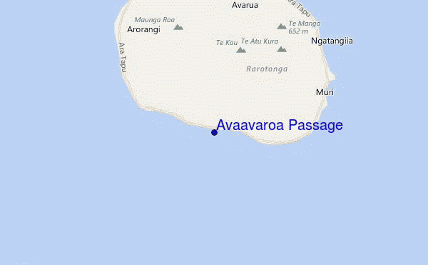 mapa de localização de Avaavaroa Passage