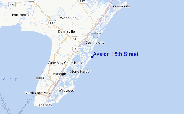 Avalon 15th Street Location Map