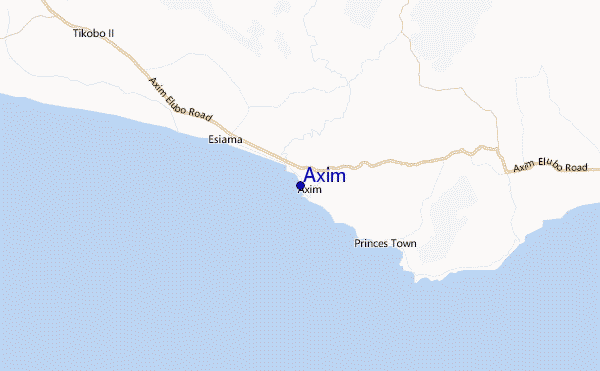 Axim Location Map