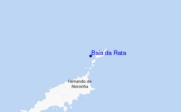 mapa de localização de Baia da Rata