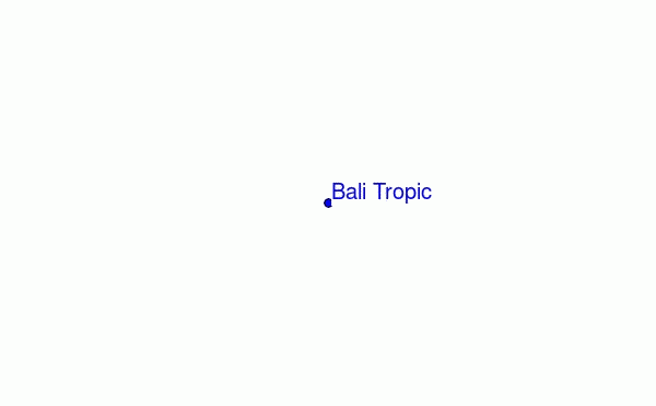 mapa de localização de Bali Tropic