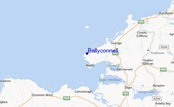 Ballyconnell Location Map