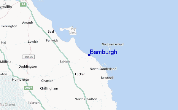 Bamburgh Location Map