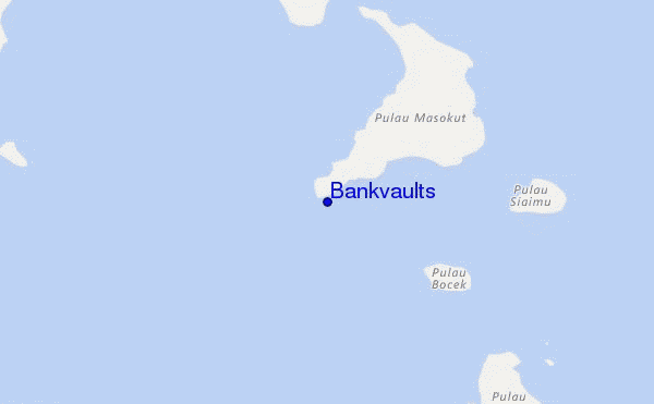 mapa de localização de Bankvaults