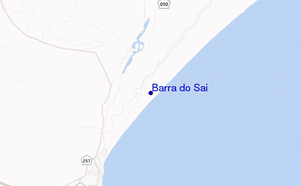 mapa de localização de Barra do Sai