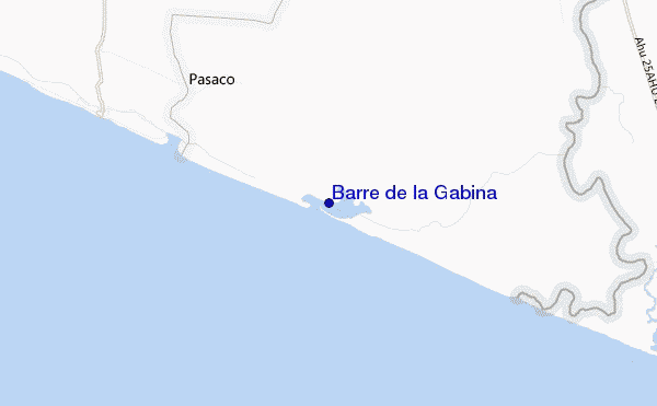 mapa de localização de Barre de la Gabina