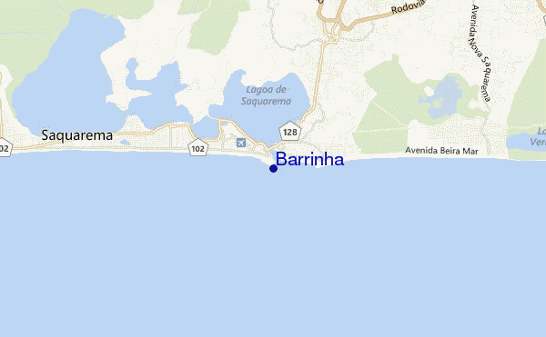 mapa de localização de Barrinha