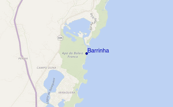 mapa de localização de Barrinha
