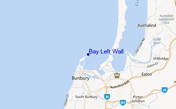 mapa de localização de Bay Left Wall