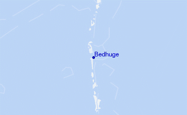 mapa de localização de Bedhuge