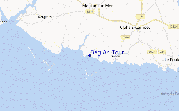 mapa de localização de Beg An Tour