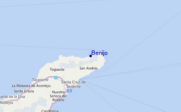 Benijo Location Map