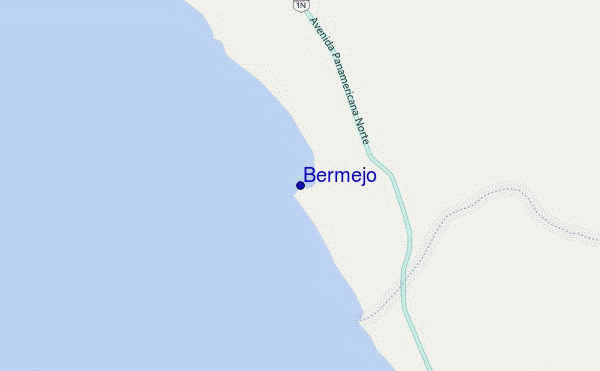 mapa de localização de Bermejo