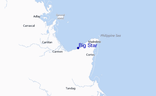 Big Star Location Map