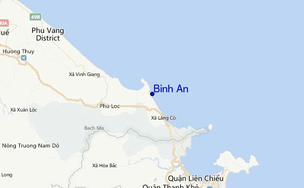 Binh An Location Map