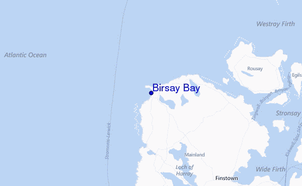 Birsay Bay Location Map