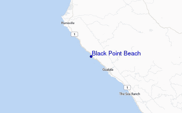 Black Point Beach Location Map