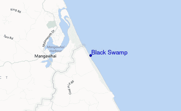 mapa de localização de Black Swamp