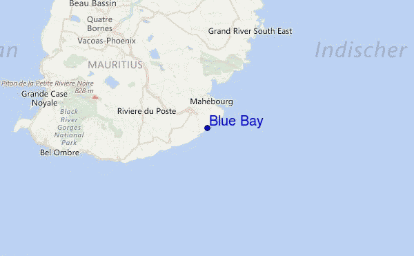 Blue Bay Location Map
