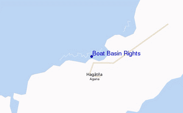 mapa de localização de Boat Basin Rights