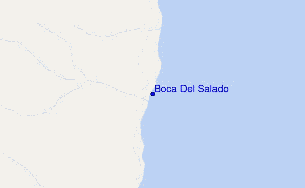 mapa de localização de Boca Del Salado