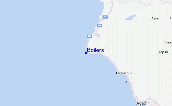 Boilers Location Map