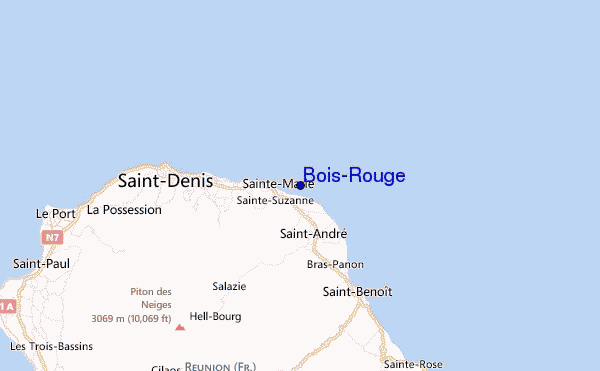 Bois-Rouge Location Map