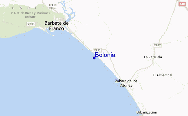 mapa de localização de Bolonia