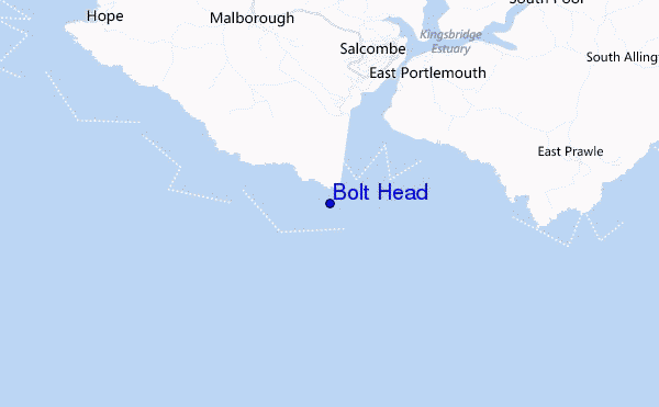 mapa de localização de Bolt Head