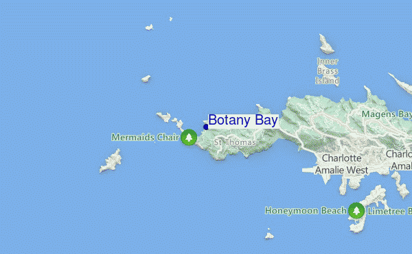 mapa de localização de Botany Bay