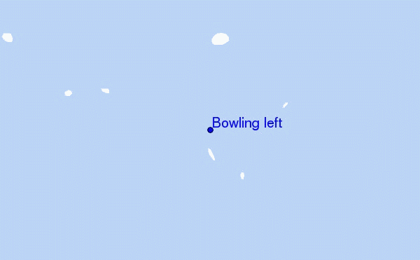 mapa de localização de Bowling left