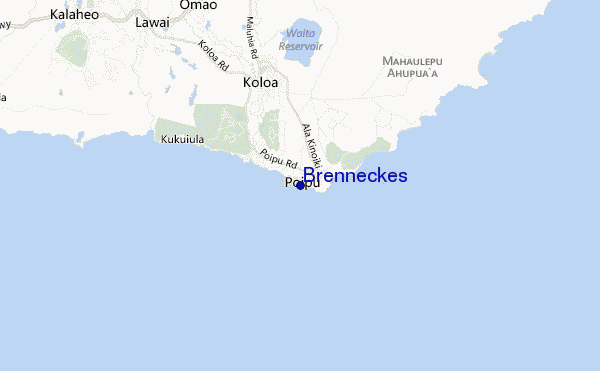 mapa de localização de Brenneckes